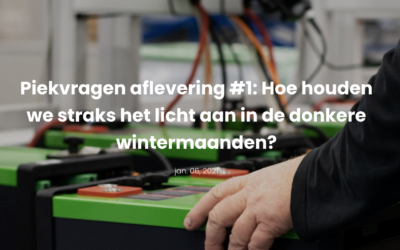 How will we keep the light on in the dark winter months?